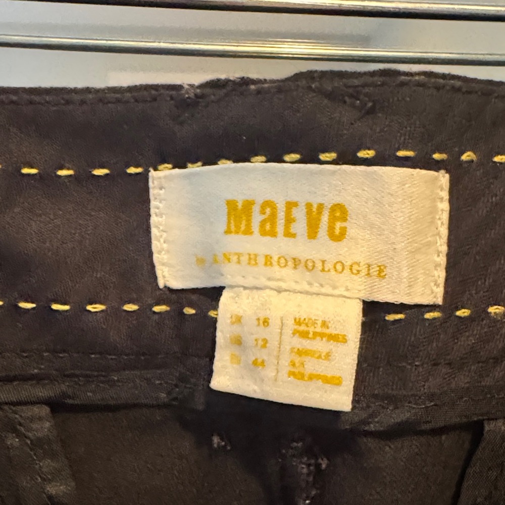Maeve Black Ankle Pants